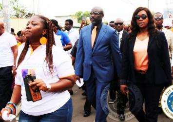 Feminist-in-Chief President George Weah leads 16 Days of Activism Against Gender Violence along the streets of MonroviaEXECUTIVE MANSION