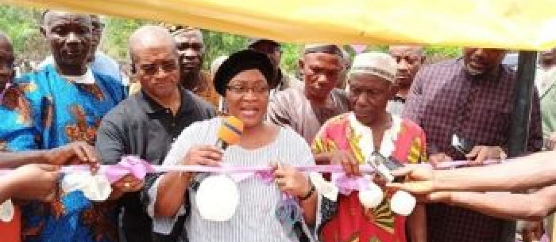 To Address Drug Addiction and Abuse in, Veep Howard-Taylor Breaks Grounds for Rehab Center in Bomi County