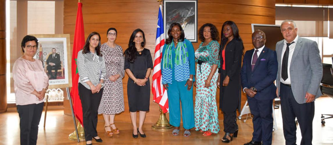 First Lady Weah extols Liberia- Morocco Ties.
