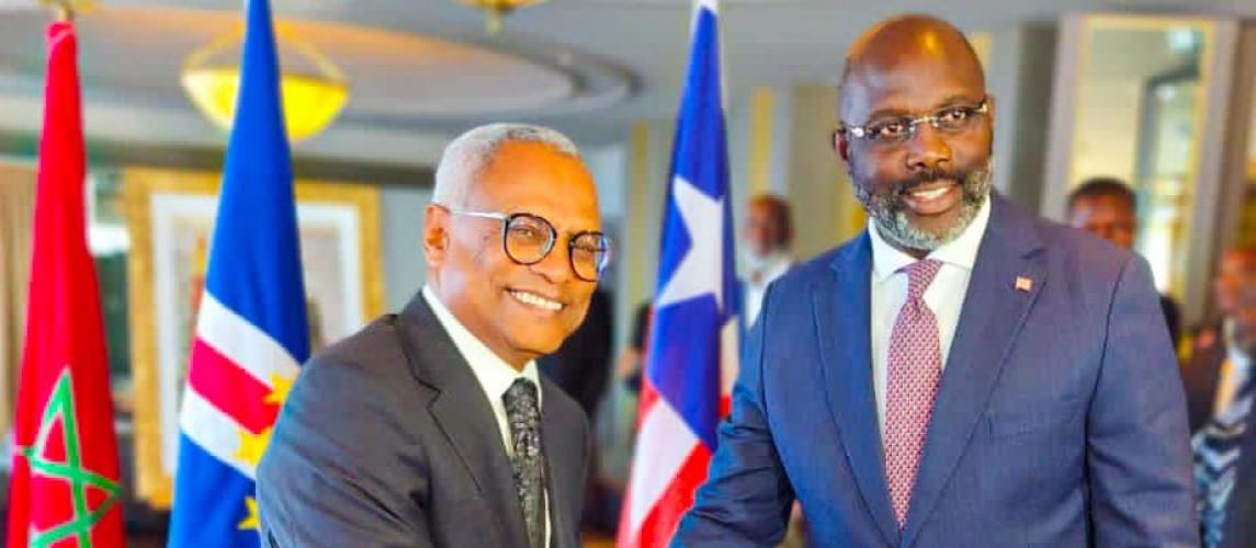 President Weah Meets Cape Verdean Counterpart; Stresses Exigency of Peace in West Africa